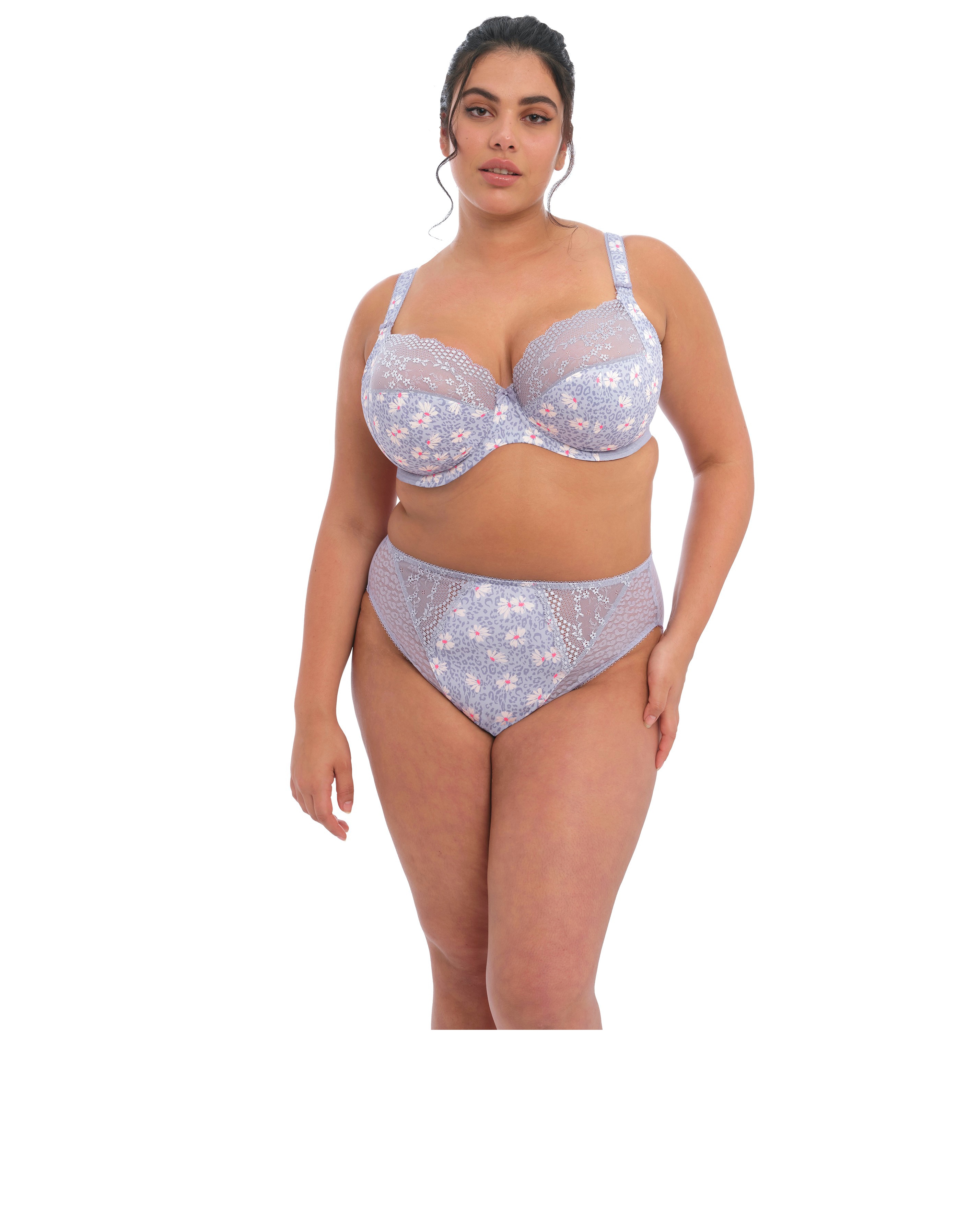 Elomi Lucie Printed High Leg Briefs