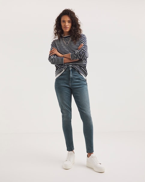 24/7 Vintage Blue Skinny Jeans