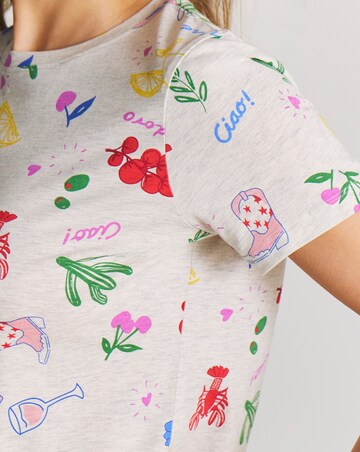 Pretty Secrets Value Food Print Pyjama Set