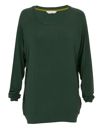 Cyber Jammie Slouch Olive Pyjama Top