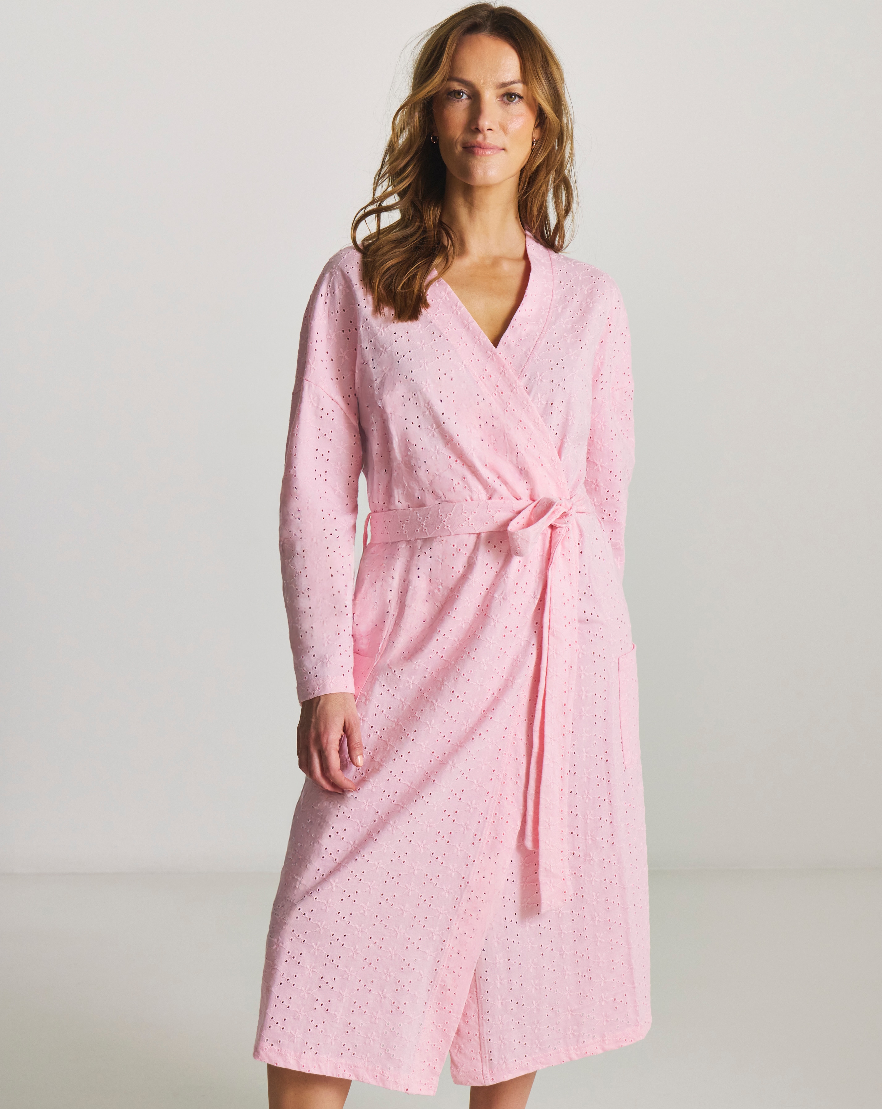 Jersey Broderie Gown