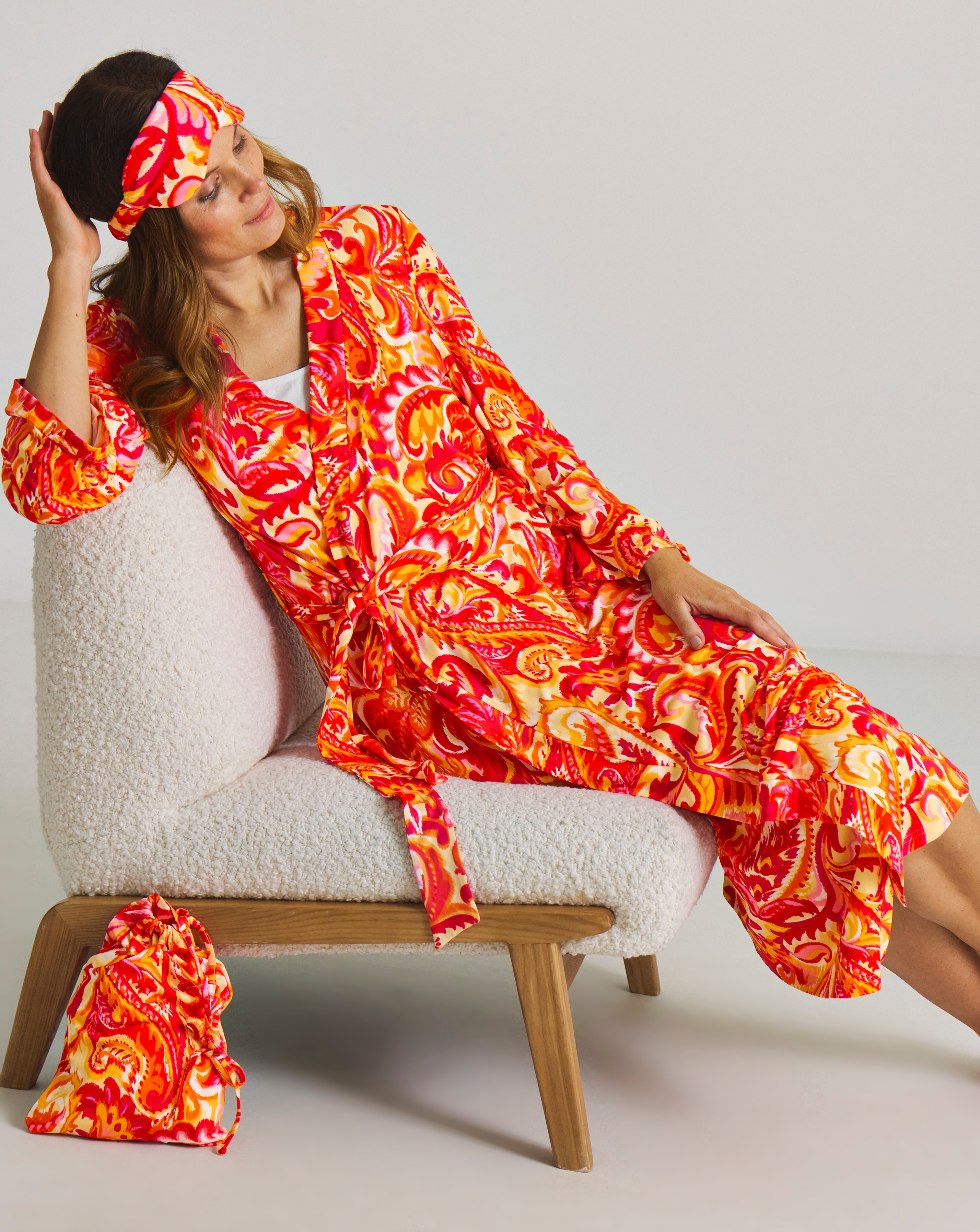 Figleaves Floral Gown With Bag