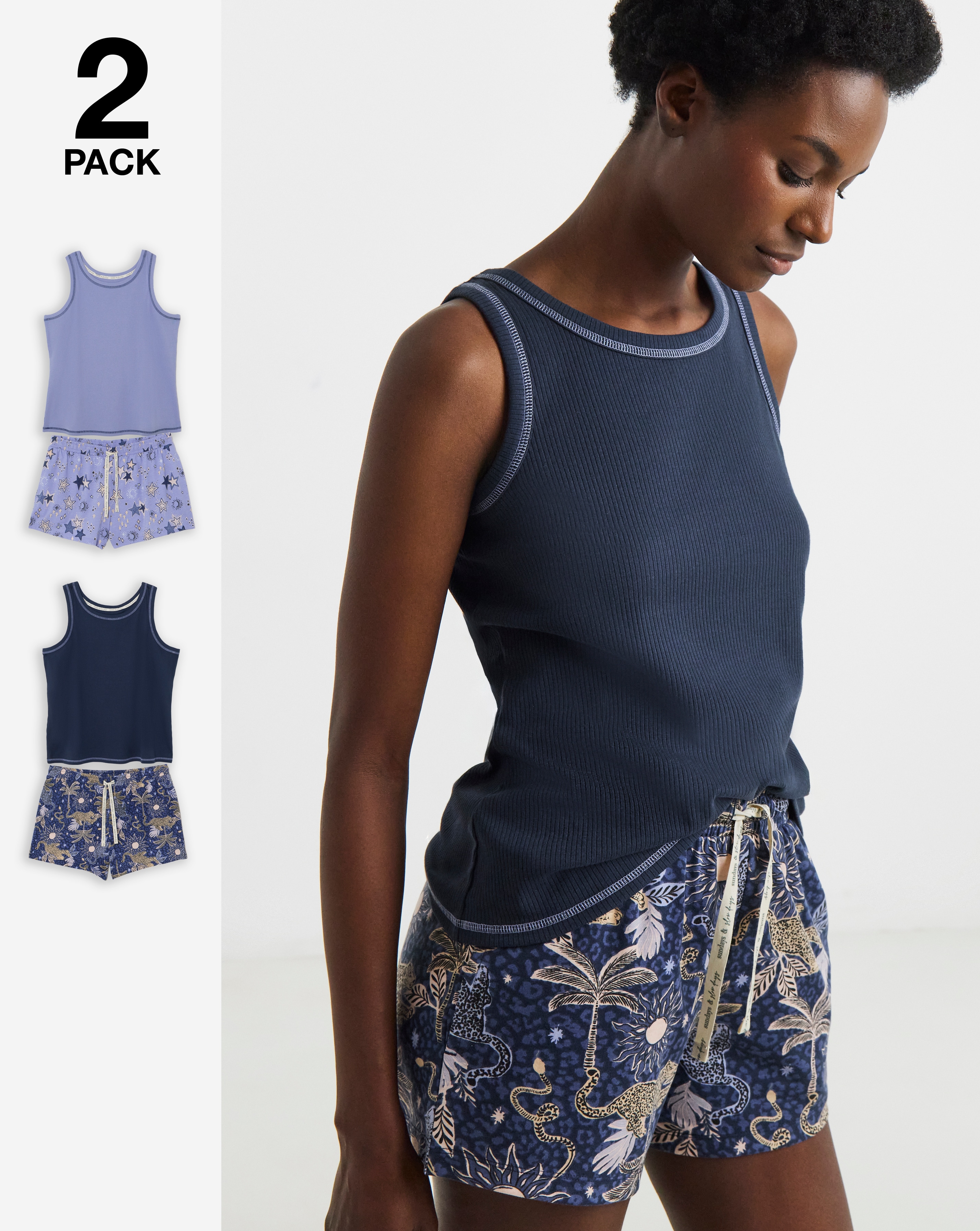 Pretty Secrets 2 Pack Vest Set
