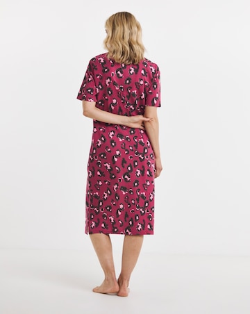 Pretty Secrets (2 Pack) Value Nighties Leopard/Burgundy