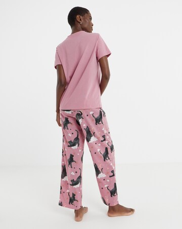 Pretty Secrets Black Cat Pyjama Set