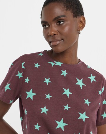 Pretty Secrets Star Print Pyjama Set