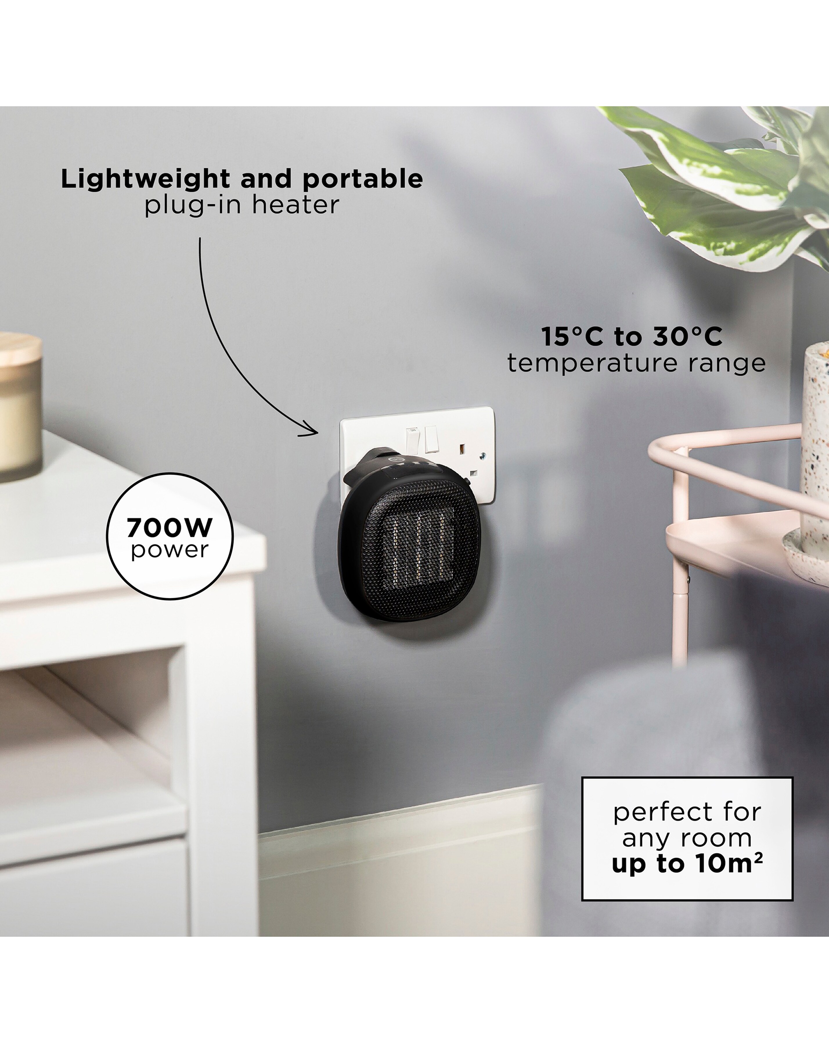 Russell Hobbs 700w Plug In Heater | Ambrose Wilson