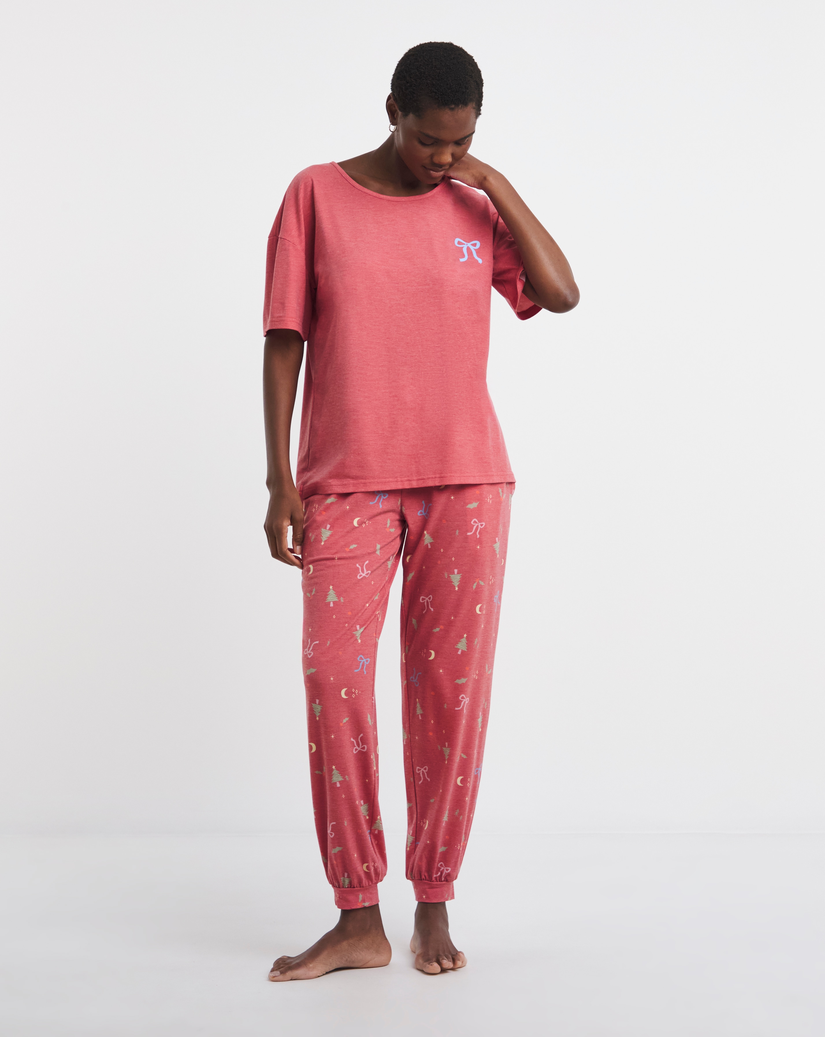 Pretty Lounge Cuffed PJ Set