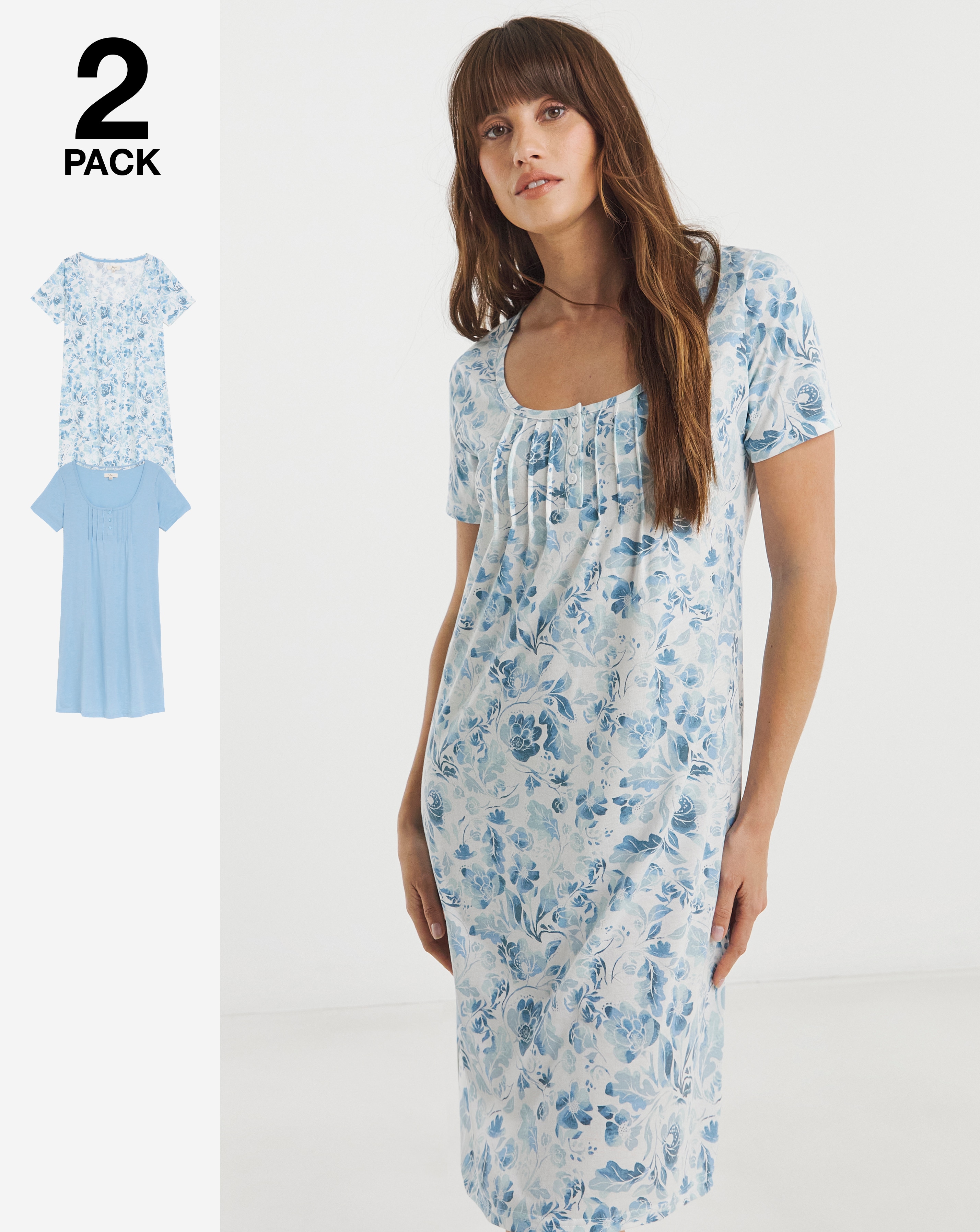 Julipa Value 2 Pack Midi Nighties