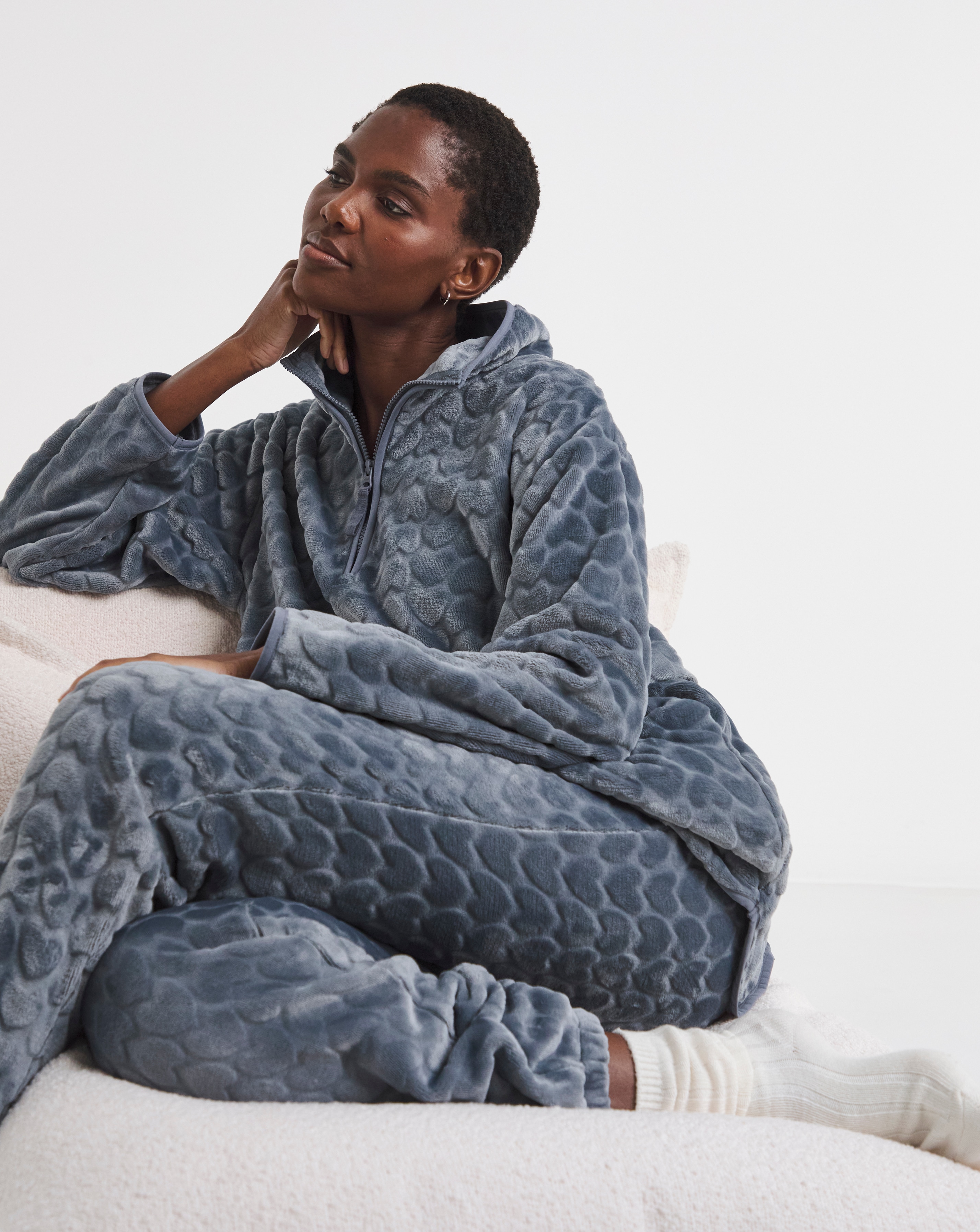 Pretty Secrets 1/4 Zip Fleece Twosie