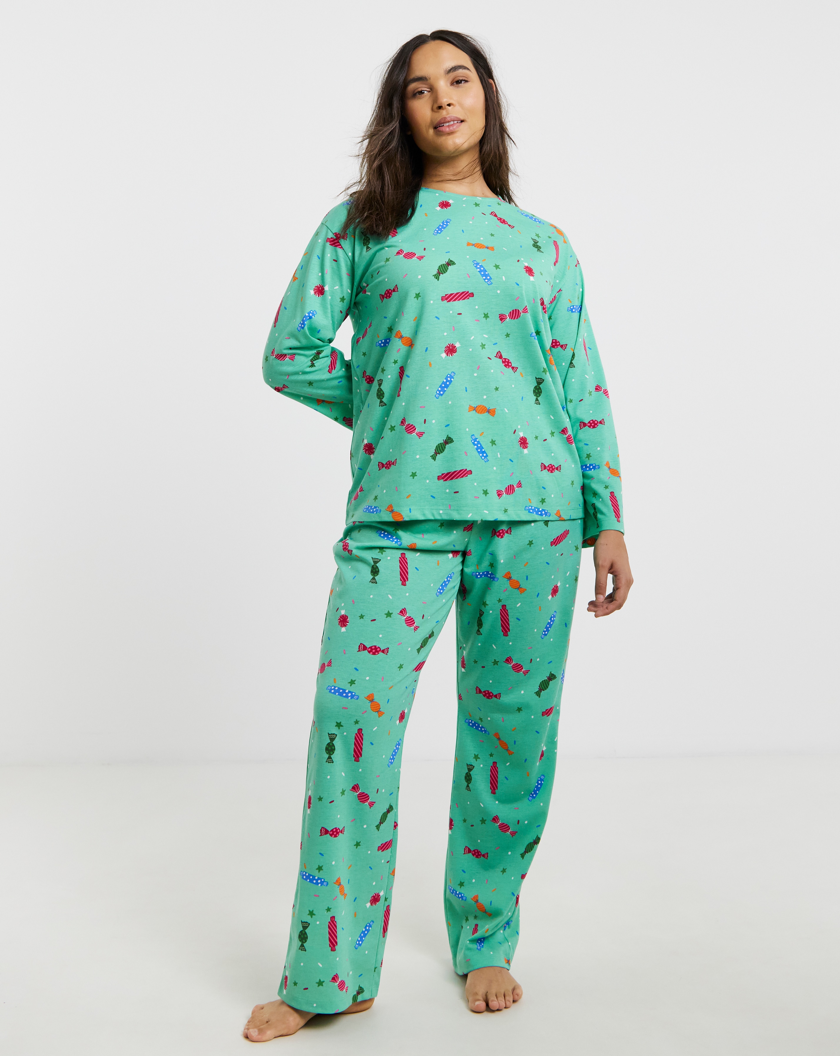 Sweet Print Value Long Sleeve PJ Set