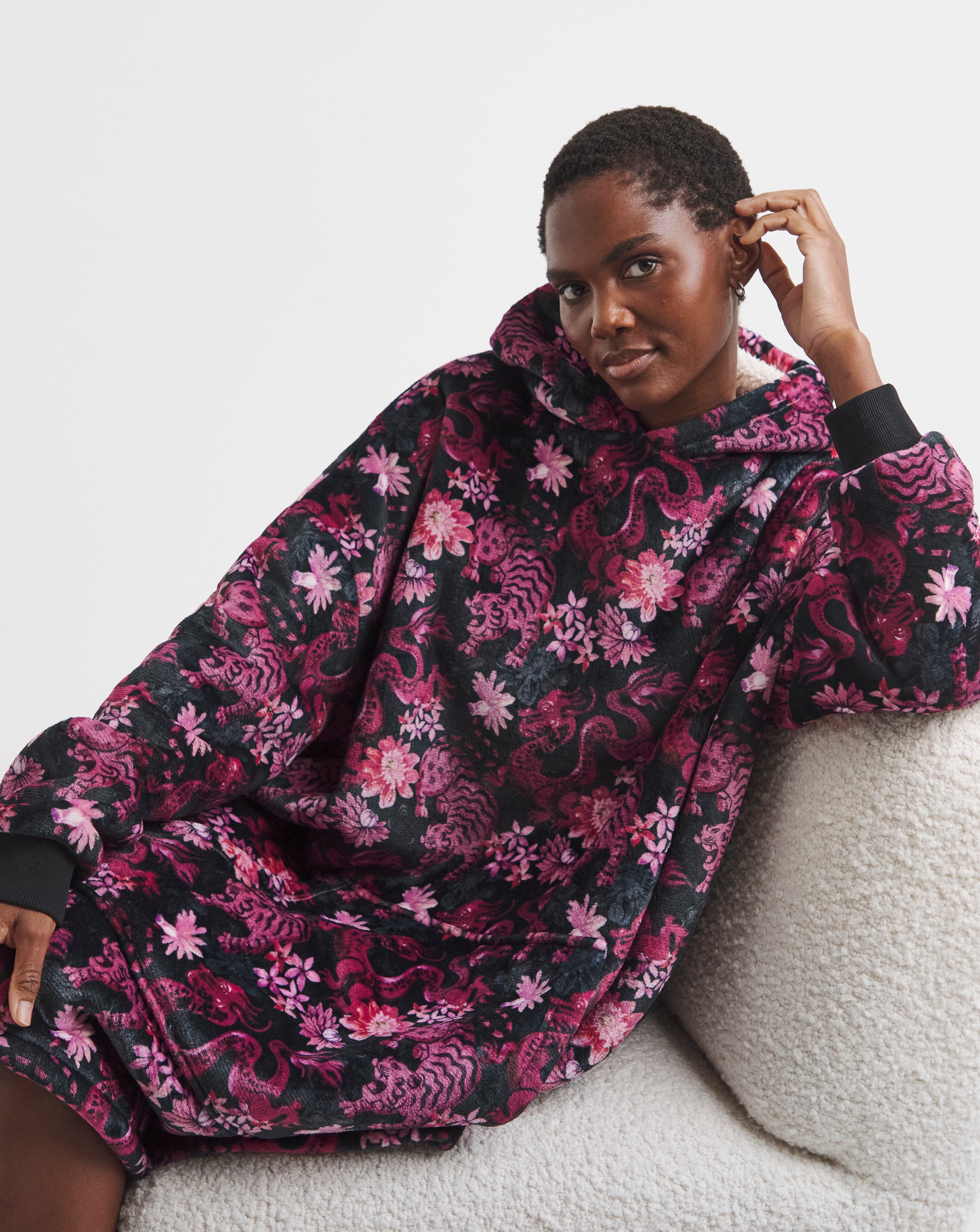 Joe Browns Animal Print Hooded Dress