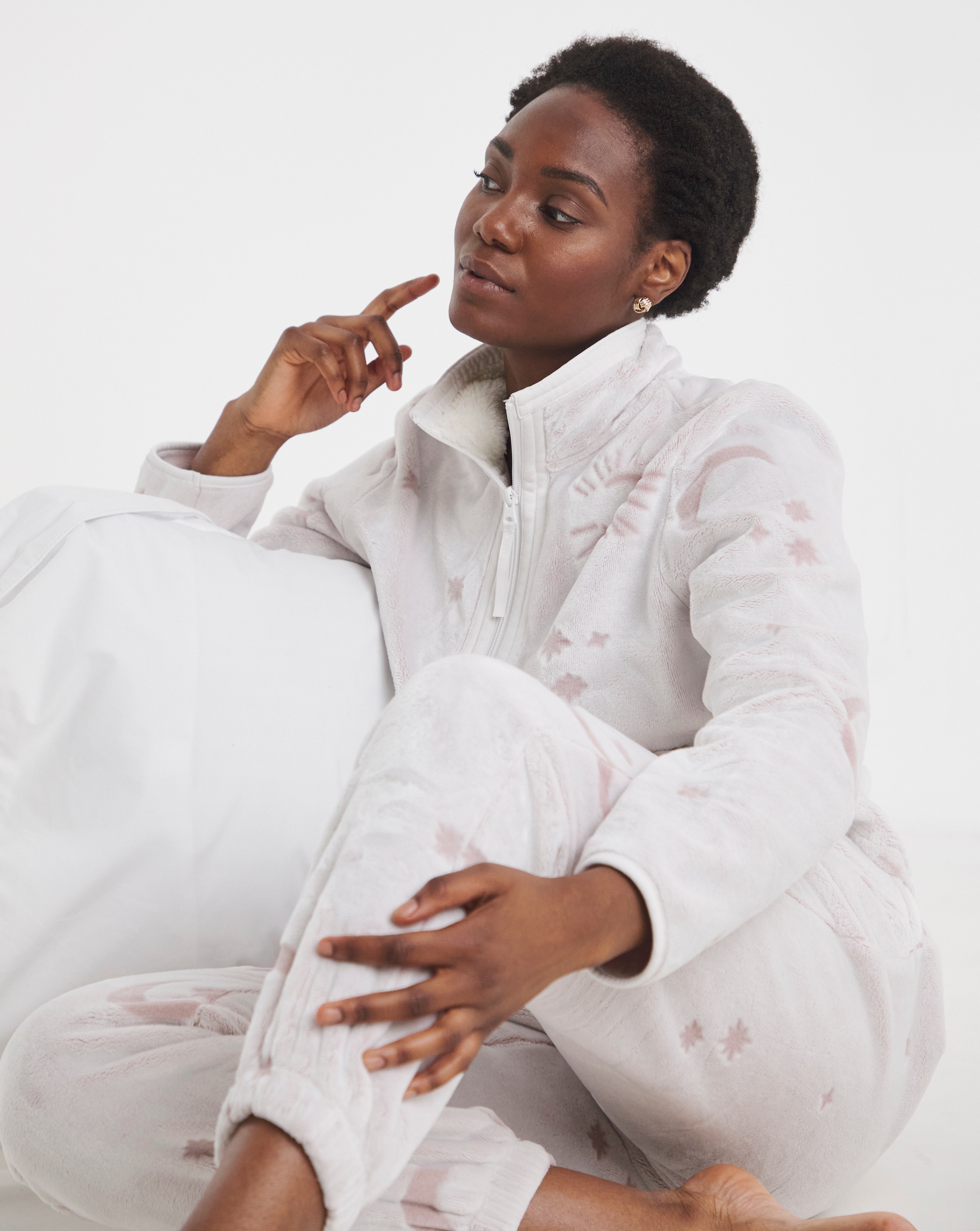 Chelsea Peers Zip Up Fleece Lounge Set