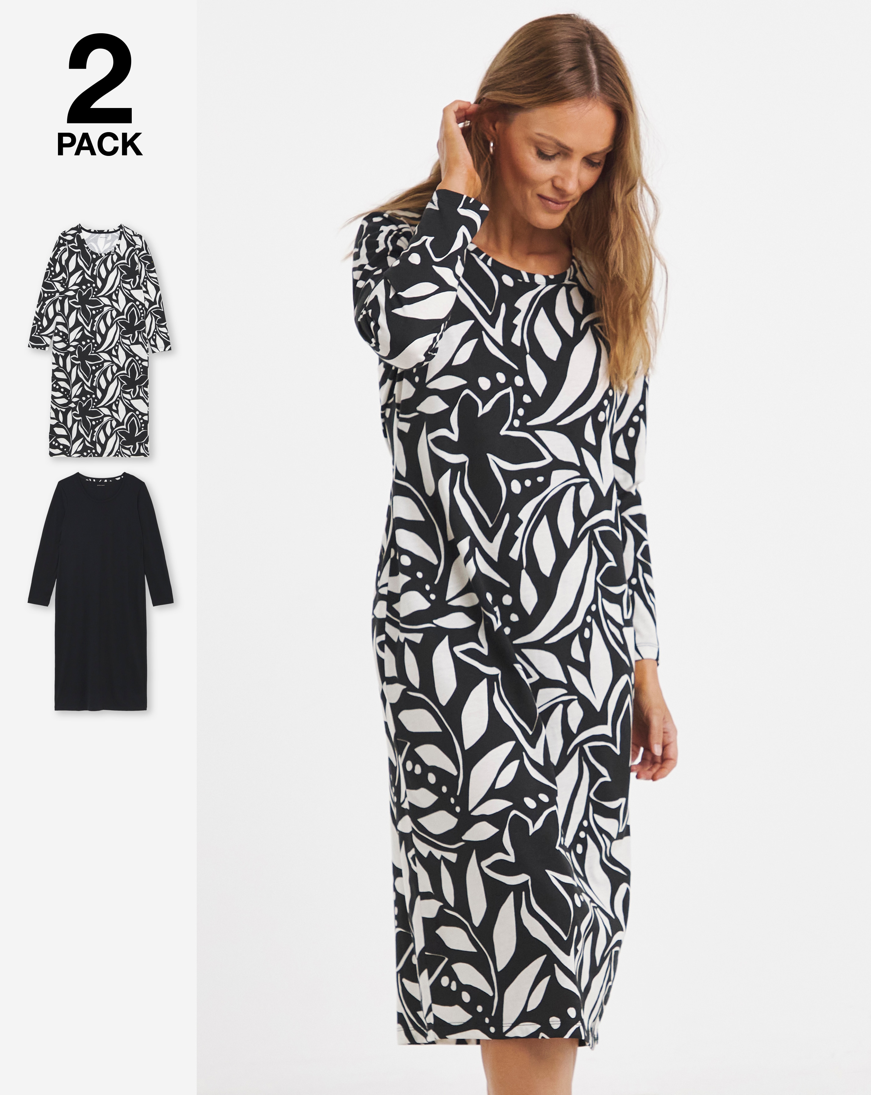 New In - JD Williams Value 2 Pack Nighties