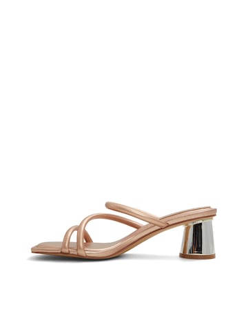 Aldo Edawen Block Heel Mules D Fit