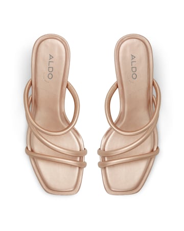 Aldo Edawen Block Heel Mules D Fit