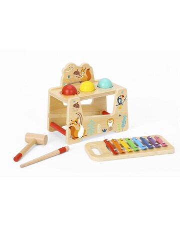 Wooden Pound And Tap Bench