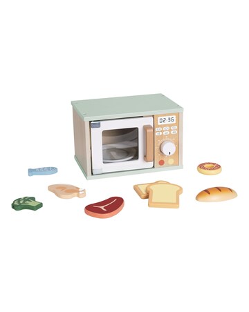 Wooden Microwave Oven Set
