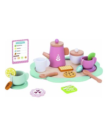 Wooden Afternoon Tea Set