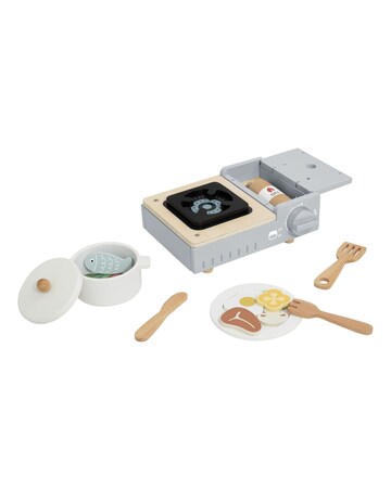 Wooden Camping Stove Set