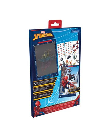 SpiderMan 11''  multicolor learning drawing E-ink tablet with stencils