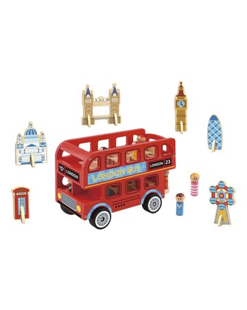 Wooden London Bus
