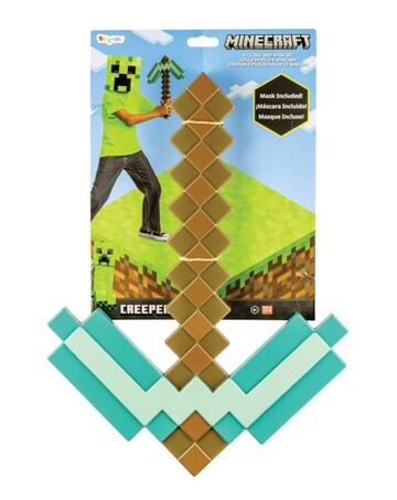 Minecraft Pickaxe & Mask Set