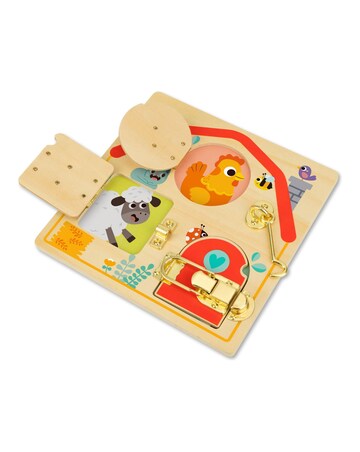 Wooden Latches Activity Board