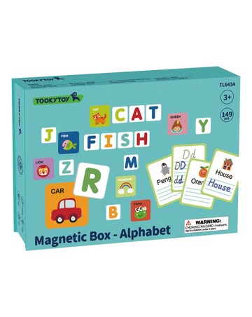 Wooden Magnetic Box - Alphabet