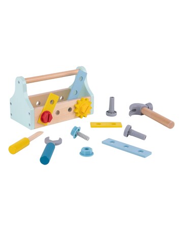 Wooden Take-Along Tool Box