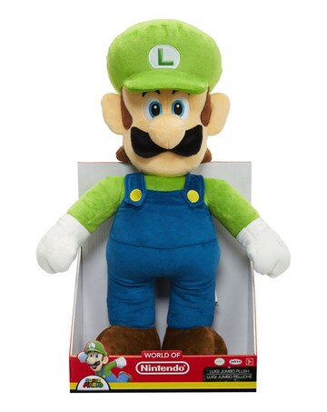 Super Mario Jumbo Basic Plush Luigi