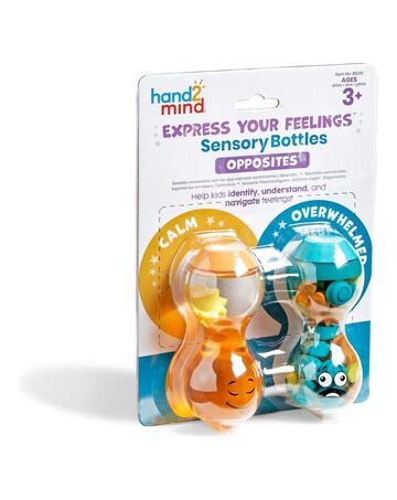 Express Your Feelings Sensory Bottles Opposites