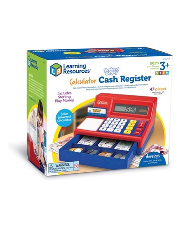 Pretend & Play Calculator Cash Register (UK)