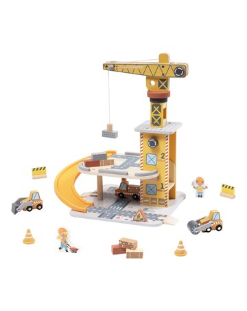 Wooden Port Crane Set