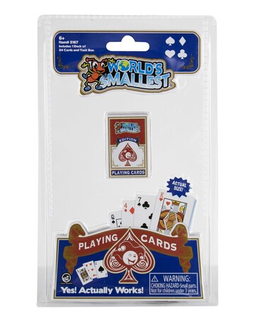 World's Smallest - Playing Cards