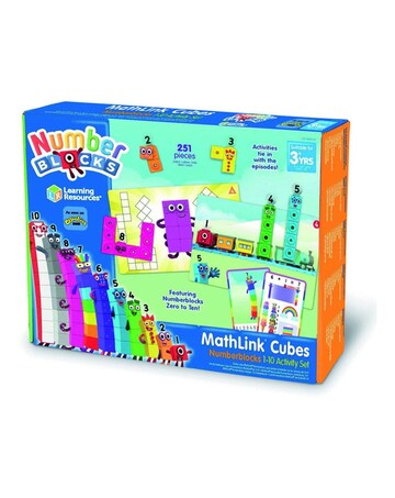 MathLink Cubes Numberblocks 1-10 Activity Set