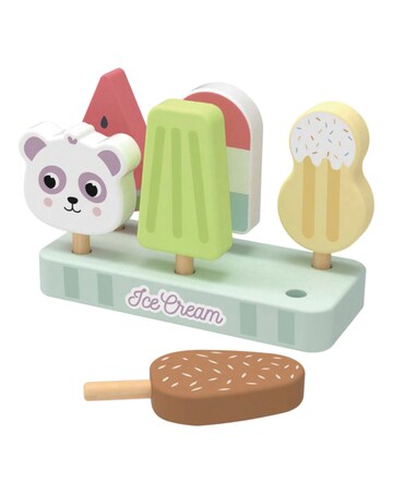 Hi Pando - Wooden Ice Cream Set