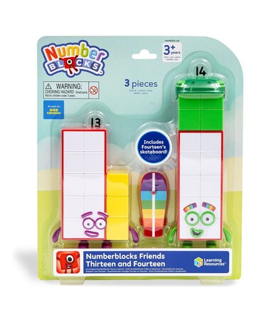 Numberblocks Thirteen and Fourteen Figure Pack
