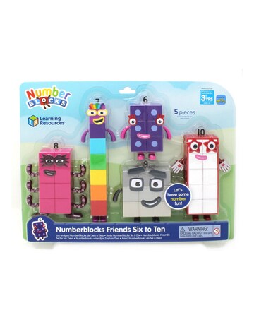 Numberblocks Friends Six to Ten