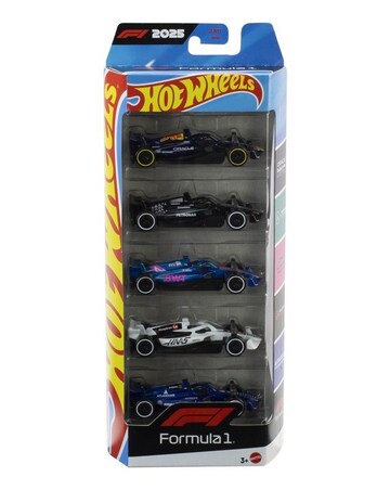 Hot Wheels Basic Car 5 Pack: Formula 1