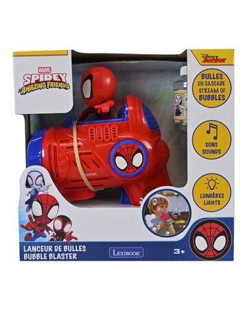 Bubble gun series - Spidey Bubble gun with light and sound effects.