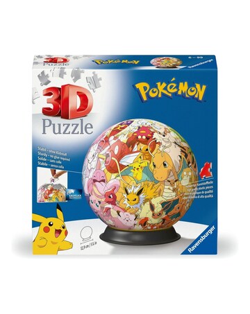 Pokemon 3D Puzzle Ball, 72pc
