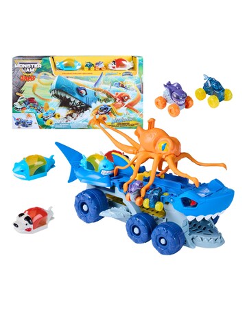 Monster Jam Mini Jams Megalodon Carrier