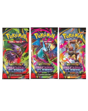 Pokemon Trading Card Game Mega Evolution -Phantasmal Flames Booster 3 * packs