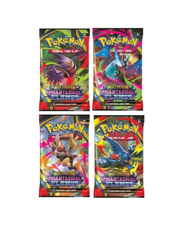 Pokemon Trading Card Game Mega Evolution -Phantasmal Flames Booster 3 * packs