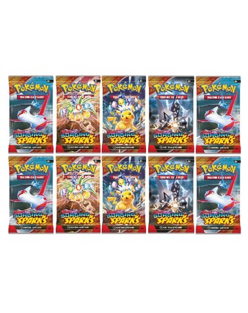 Pokemon TCG Surging Spark - Booster Pack * 10 - English
