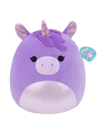 Squishmallows Lrg Plush Purple Unicorn