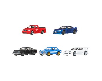 Hot Wheels Fast & Furious 25th Ann 5 Pk