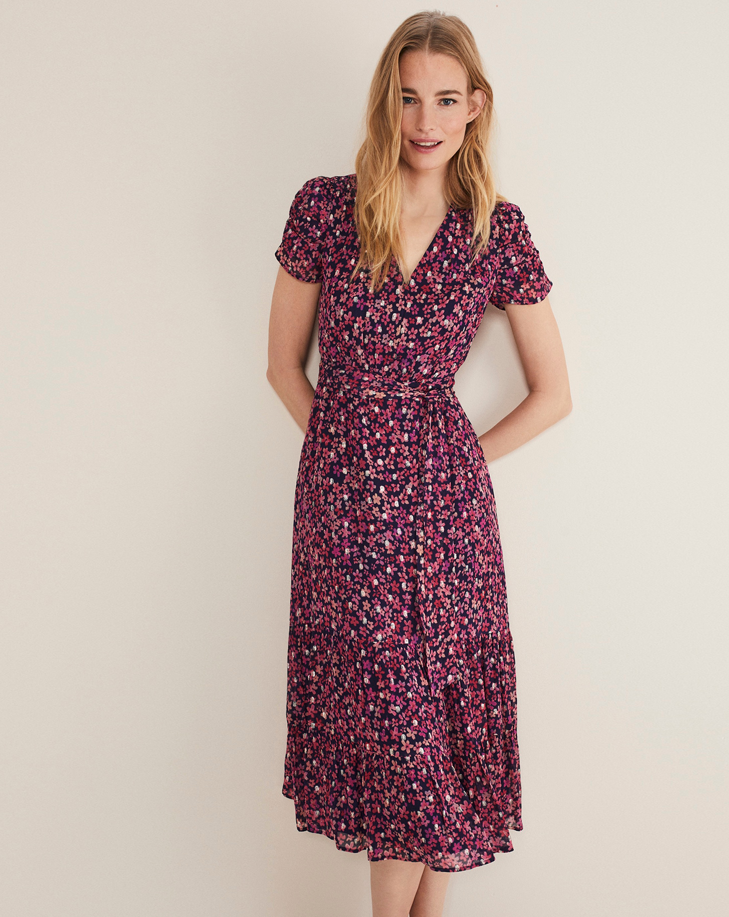 Phase Eight Azalea Ditsy Midi Dress