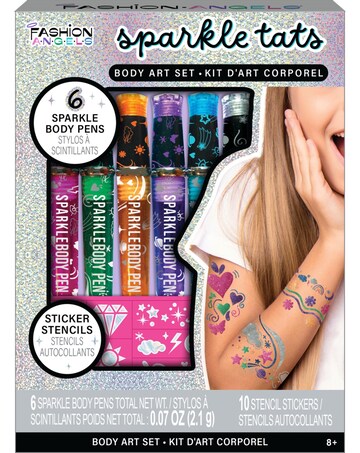 Fashion Angels Sparkle Tats Body Art Kit